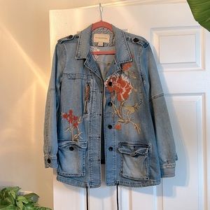 Anthro denim jacket